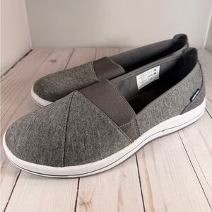 Lands' End Women's Charcoal Slip-On Sneakers